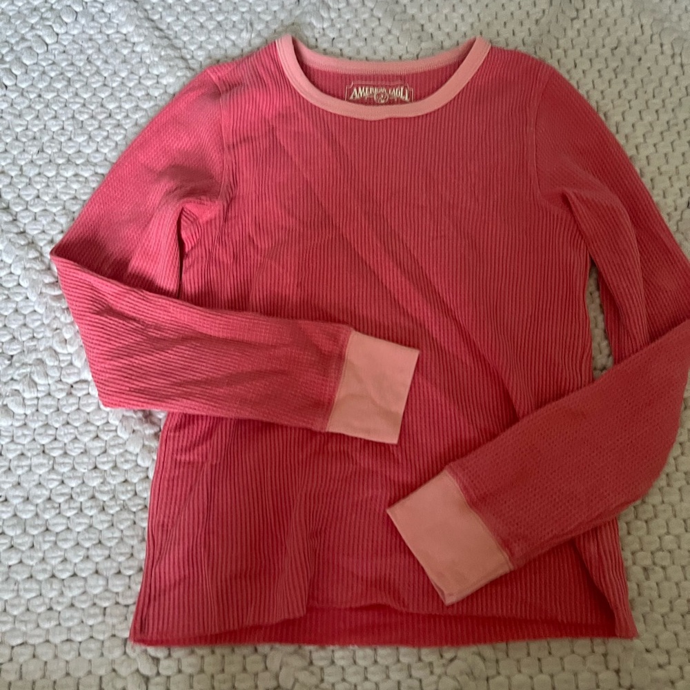 Waffleknit shirt